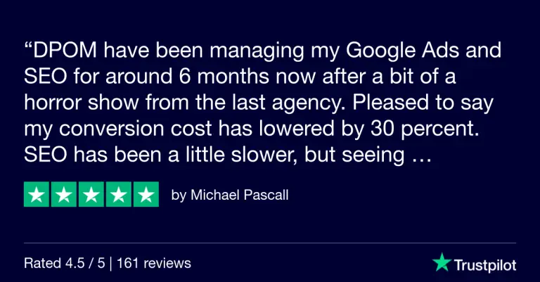 Trustpilot Review - Michael Pascall