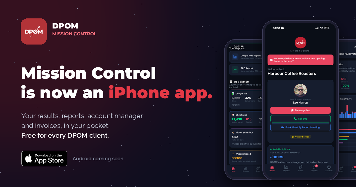 Mission Control is now an iPhone app, shown on three iPhone screens