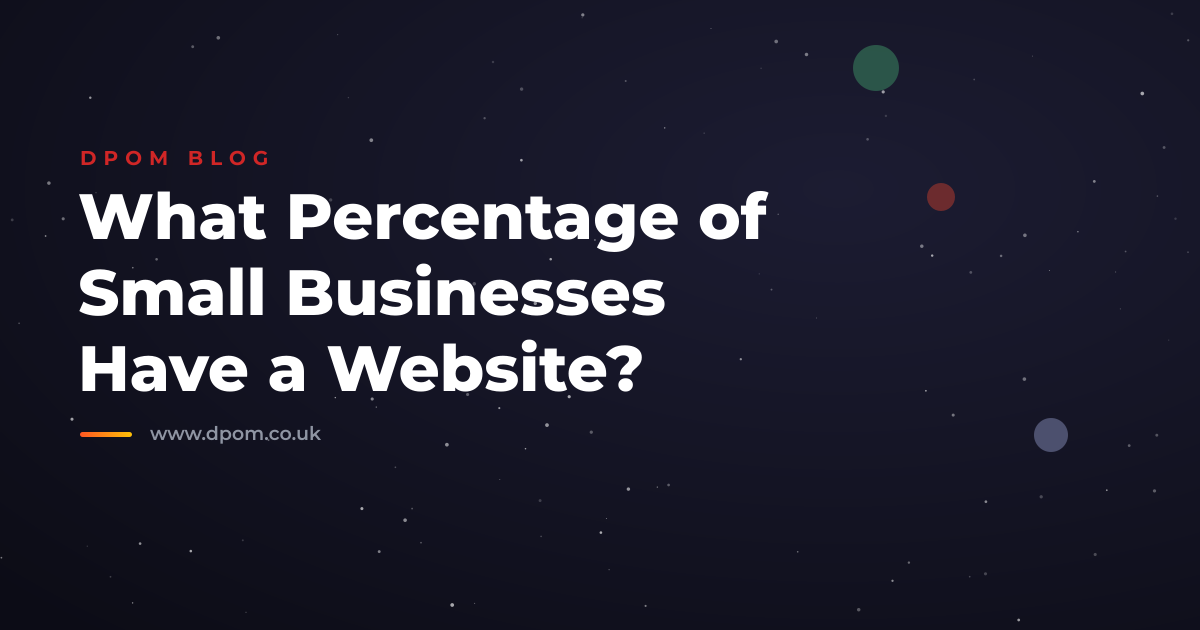 What Percentage of Small Businesses Have a Website?